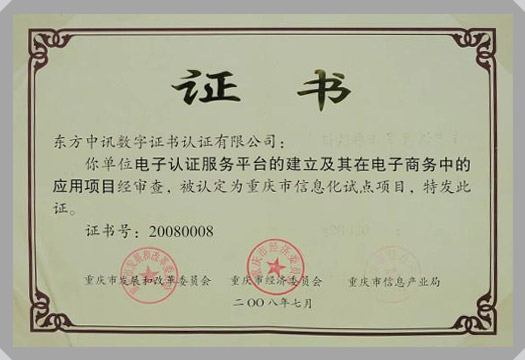 IT行業(yè)資質(zhì)及榮譽